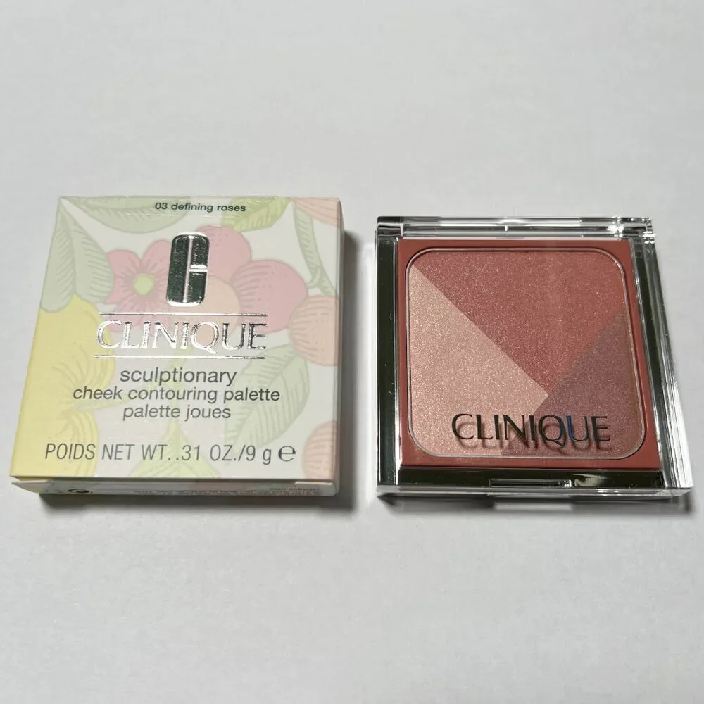 Clinique Sculptionary Cheek Contouring Palette Shade 03 Defining ROSES Blush